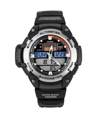 ساعت مچی عقربه ای چپ دست مردانه کاسیو Casio مدل SGW-400H-1BVDR
