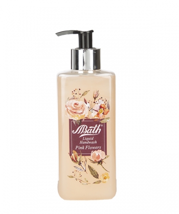 مایع دستشویی سوپرفاین بس Bath مدل گل های صورتی حجم 500 میلی لیتر