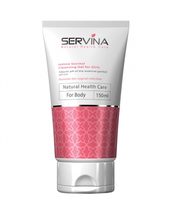 ژل بهداشتی مخصوص دوشیزگان سروینا Servina حجم 150 میلی لیتر