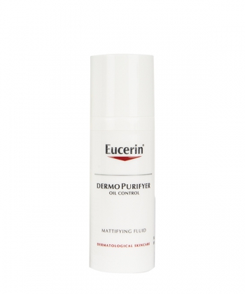 فلویید مات کننده صورت اوسرین Eucerin سری DERMO PURIFYER مدل MATTIFYING FLUID حجم 50 میلی لیتر