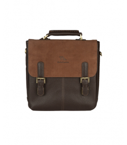 کیف اداری چرم طبیعی چرم مشهدMashhad leather مدل A5550– قهوه ای