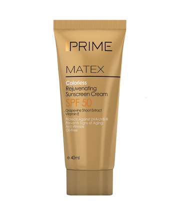 کرم ضد آفتاب جوان کننده فاقد رنگ SPF50 پریم Prime حجم 40 میلی لیتر
