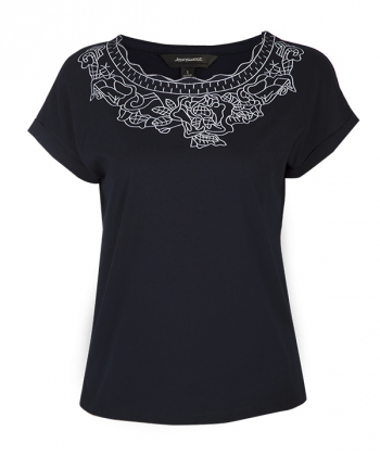 تیشرت زنانه طرح دار جین وست Jeanswest