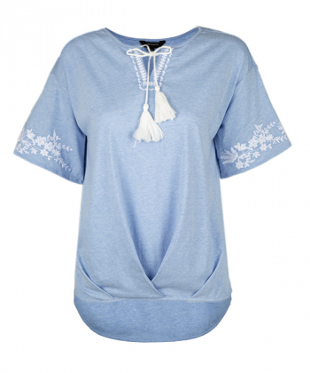 بلوز یقه منگوله دار زنانه جین وست Jeanswest