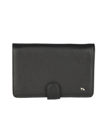 کیف پاسپورتی مشکی چرم مشهد Mashhad Leather مدل P5523-001