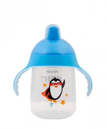 آبخوری پنگوئنی آبی اونت Avent مدل SCF755 حجم 340 میلی لیتر