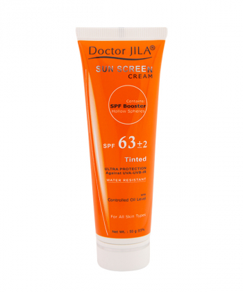 کرم ضدآفتاب رنگی SPF63 دکتر ژیلا Dr. Jila وزن 50 گرم