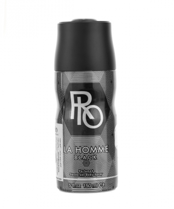اسپری بدن مردانه ریو کالکشن Rio Collection مدل La Homme Black حجم 150 میلی لیتر