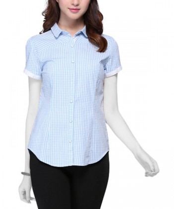 شومیز چهارخانه زنانه جین وست