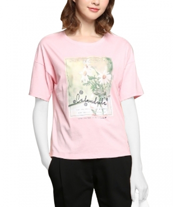 تیشرت زنانه نخی جین وست Jeanswest