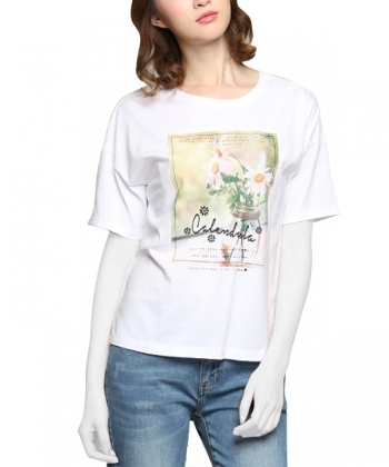 تیشرت زنانه نخی جین وست Jeanswest