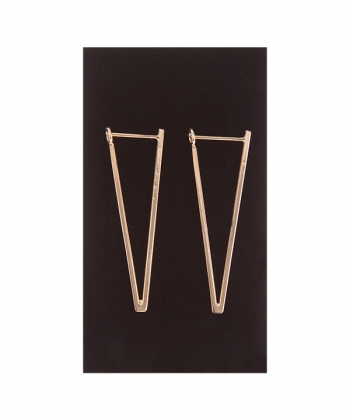 گوشواره طلا 18 عیار برند Freja مدل مثلث
