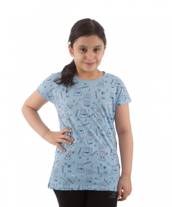 تیشرت دخترانه طرحدار جین وست Jeanswest