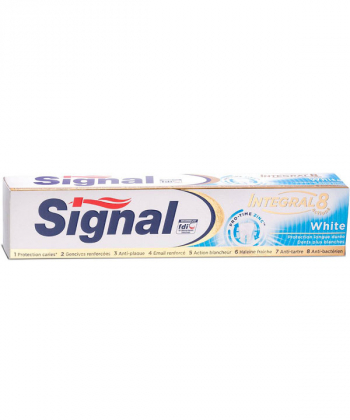 خمیر دندان سیگنال Signal مدل Integral 8 White حجم 75 میلی لیتر