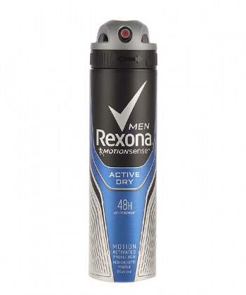 اسپری ضد تعریق مردانه رکسونا Rexona مدل Active Dry حجم 150 میلی لیتر