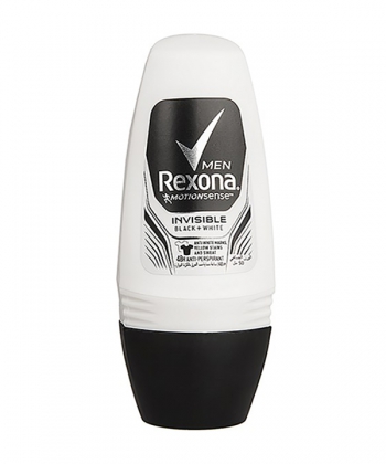 رول ضد تعریق مردانه رکسونا Rexona مدل Invisible Black+White حجم 50 میلی لیتر