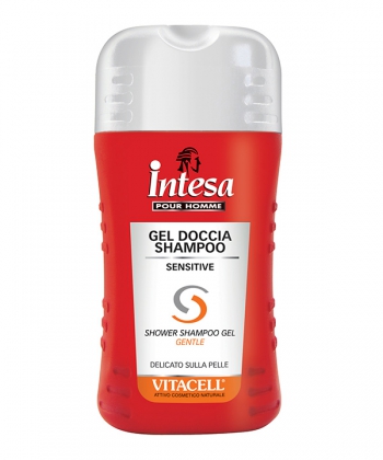شامپو بدن اینتسا Intesa سری Pour Homme مدل Vitacell حجم 250 میلی لیتر