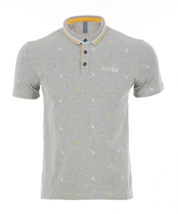 پولوشرت مردانه طوسی جین وست Jeanswest