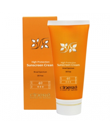 کرم ضد آفتاب سینره SPF40  طیف گسترده 65 میلی لیتر