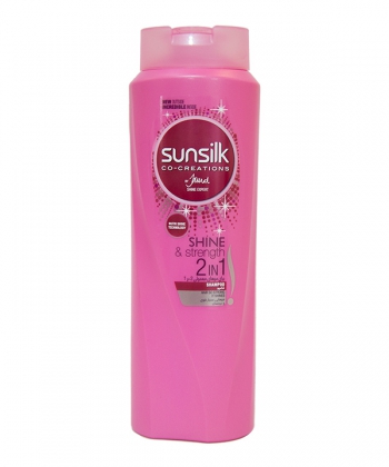 شامپو 2 در 1 سان سیلک برای موهای معمولی Sunsilk Shine & Strength 2in1 600ml