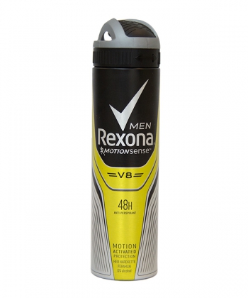 اسپری ضد تعریق مردانه رکسونا Rexona مدل V8 حجم 150 میلی لیتر