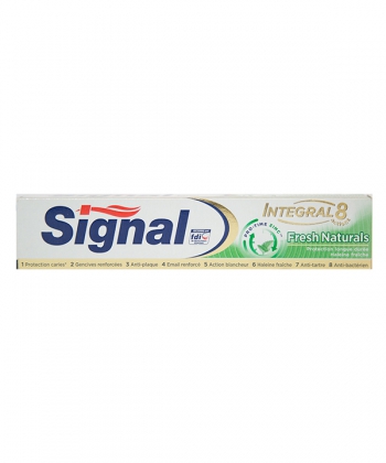 خمیر دندان 8 کاره سیگنال Signal مدل Fresh Naturals حجم 75 میلی لیتر