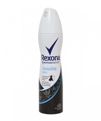 اسپری ضد تعریق زنانه رکسونا Rexona مدل Invisible Aqua حجم 150 میلی لیتر