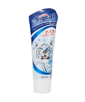 خمیر دندان سیگنال کودک 7 تا 13 سال Signal Kids Tiger حجم 75 میلی لیتر