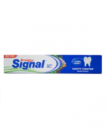 خمیر دندان سیگنال Signal مدل Cavity Fighter Herbal Extract حجم 50 میلی لیتر