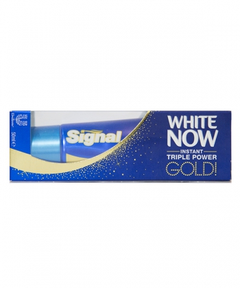 خمیر دندان سیگنال Signal سری White Now  مدل Gold حجم 50 میلی لیتر