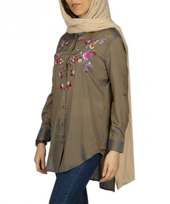 مانتو گلدار جوتی جینز Jooti Jeans