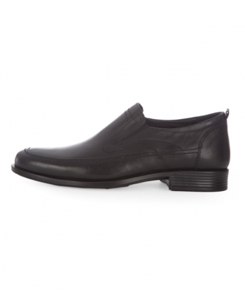 کفش راحتی چرم مردانه مشکی چرم مشهدMashhad leather مدل J5977