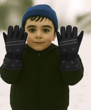 دستكش برف بچگانه بالون كد GL23